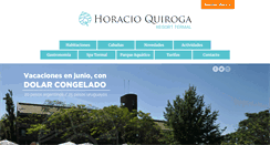 Desktop Screenshot of hotelhoracioquiroga.com